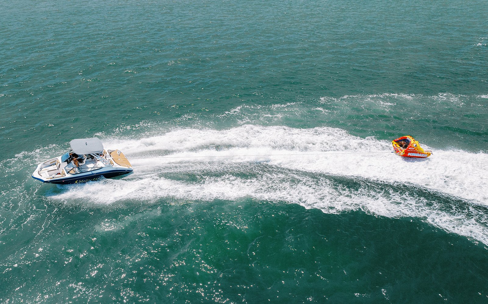 Hilton Head Yacht Charter Tubing on Top Shelf